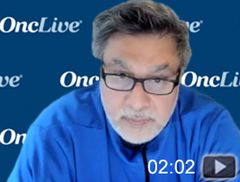 Naiyer A. Rizvi, MD, discusses the use of biomarkers to select patients with non–small cell lung cancer for treatment with immunotherapy.