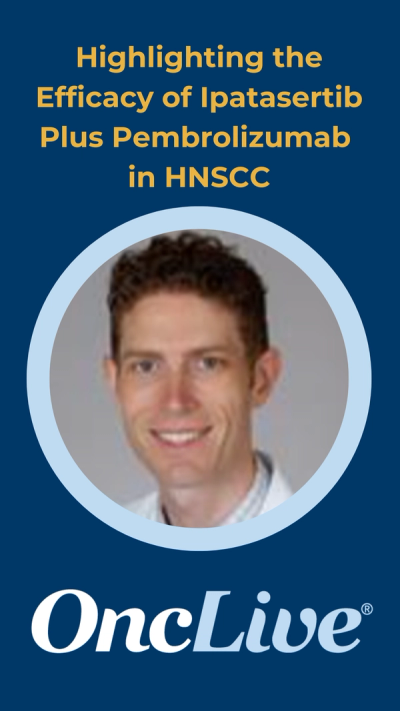 Jacob Stephen Thomas, MD, discusses the use of ipatasertib plus pembrolizumab in head and neck squamous cell carcinoma.