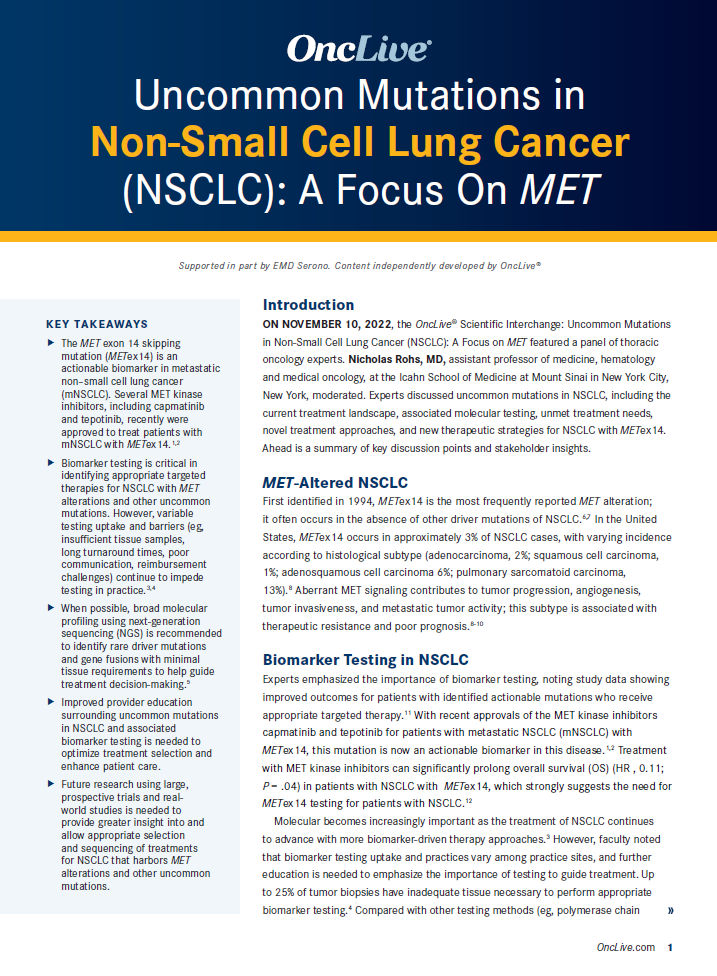 Uncommon Mutations in Non-Small Cell Lung Cancer (NSCLC): A Focus On ...
