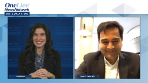 Gina Mauro, of OncLive, and Naval Daver, MD, of The University of Texas MD Anderson Cancer Center