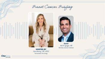Sara Nunnery, MD, MSCI, breast medical oncologist, director, Breast Cancer Research, Tennessee Oncology in Nashville; Neil M. Iyengar, MD, associate professor, co-director, Breast Medical Oncology, Department of Hematology and Medical Oncology, Emory University School of Medicine, director, Survivorship Services, Winship Cancer Institute of Emory University