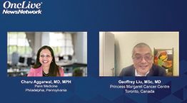 Charu Aggarwal, MD, MPH, and Geoffrey Liu, MSc, MD, on novel approaches being investigated in ROS1-positive non–small cell lung cancer.