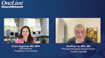 Charu Aggarwal, MD, MPH, and Geoffrey Liu, MSc, MD, on novel approaches being investigated in ROS1-positive non–small cell lung cancer.