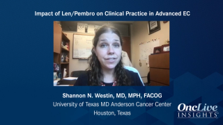 Impact of Lenvatinib-Pembrolizumab on Clinical Practice in Advanced EC