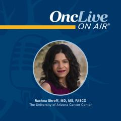 Rachna Shroff, MD, MS, FASCO, interim clinical affairs director, associate director, Clinical Investigations, co-lead, Gastrointestinal Clinical Research Team, The University of Arizona Cancer Center; professor, Department of Medicine, chief, Division of Hematology/Oncology, medical director, Oncology Service Line, associate dean, Clinical and Translational Research, The University of Arizona College of Medicine 
