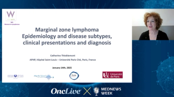 Catherine Thieblemont, MD, PhD, hematology/oncology service, Hôpital Saint-Louis (Hôpitaux Universitaires Saint-Louis, Laboisière, Fernand-Widal)