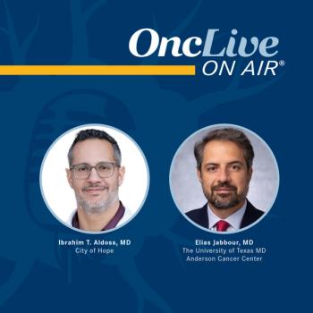 Ibrahim T. Aldoss, MD, associate professor, Division of Leukemia, Department of Hematology & Hematopoietic Cell Transplantation, City of Hope; Elias Jabbour, MD, professor, Department of Leukemia, Division of Cancer Medicine, The University of Texas MD Anderson Cancer Center