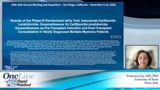 Francesca Gay, MD, PhD, an expert on multiple myeloma