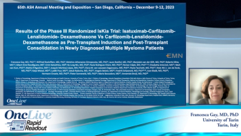 Francesca Gay, MD, PhD, an expert on multiple myeloma