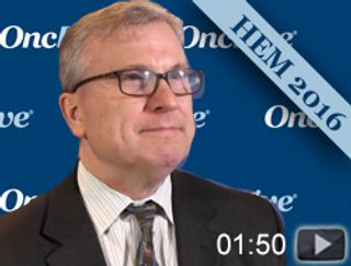 Dr. John Leonard on Treatment Options for Relapsed Follicular Lymphoma
