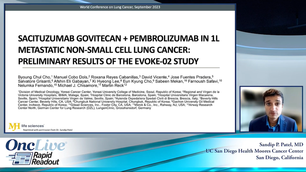 Sacituzumab Govitecan + Pembrolizumab in 1L Metastatic Non–Small Cell Lung Cancer: Preliminary Results of the EVOKE-02 Study - Vimarsana News