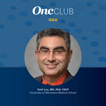 Emil Lou, MD, PhD, FACP, of University of Minnesota Medical School