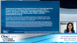 Sacituzumab Govitecan Plus Pembrolizumab vs Chemotherapy Plus Pembrolizumab in Patients With Previously Untreated, PD-L1 Positive, Advanced or Metastatic Triple-Negative Breast Cancer: Primary Results From the Randomized, Phase 3 ASCENT-04/KEYNOTE-D19 Study