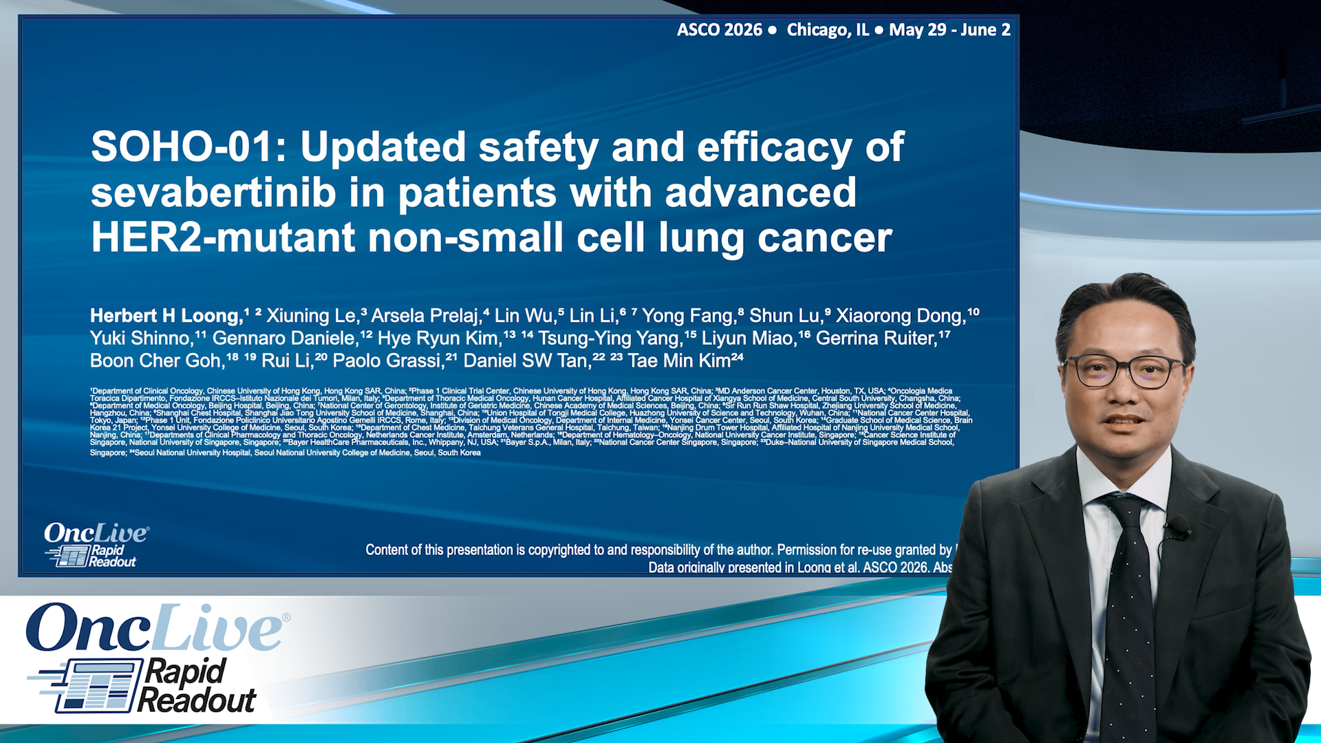 SOHO-01: Updated safety and efficacy of sevabertinib in patients with ...