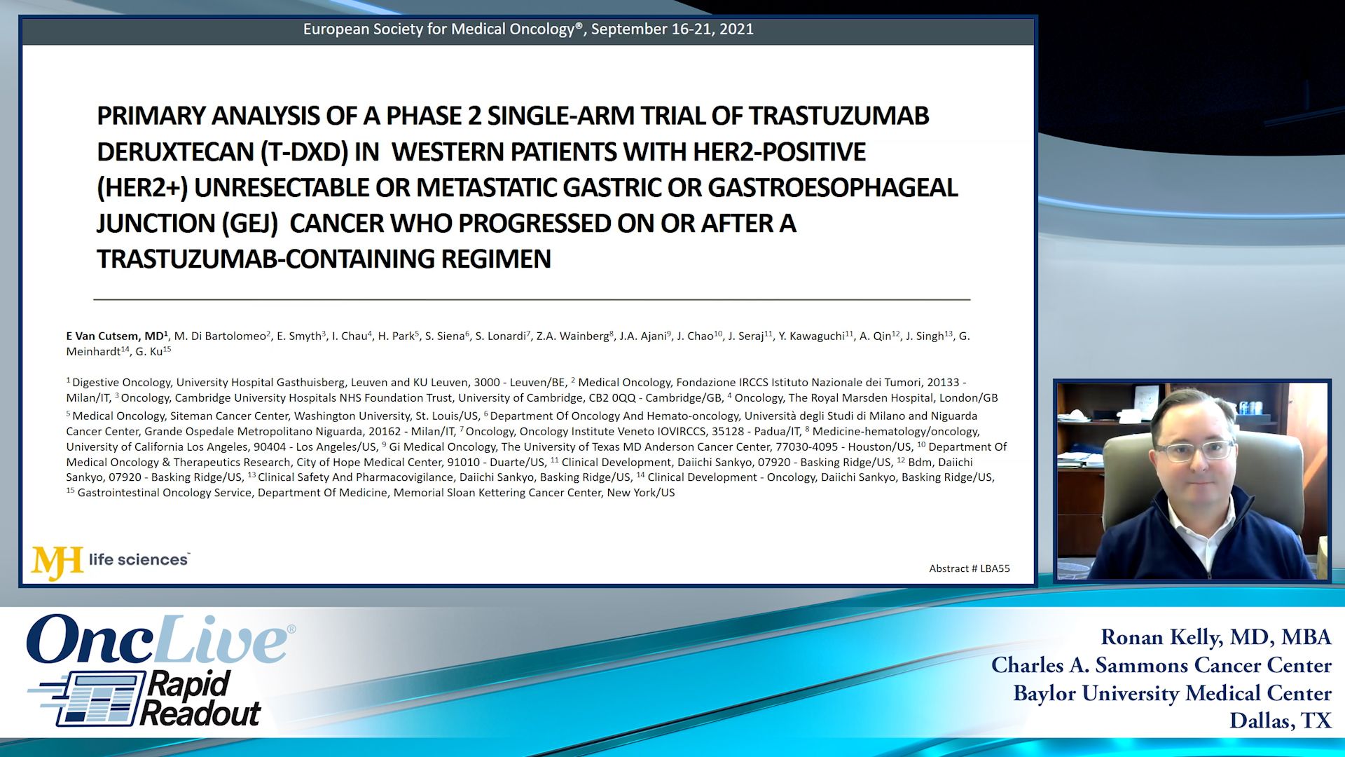 Rapid Readout: T-DXd in Patients With HER2+ Unresectable or Metastatic ...