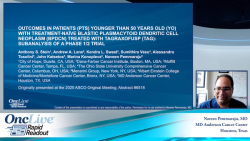 First-Line Tagraxofusp in BPDCN: Subgroup Analyses by Age and Fitness