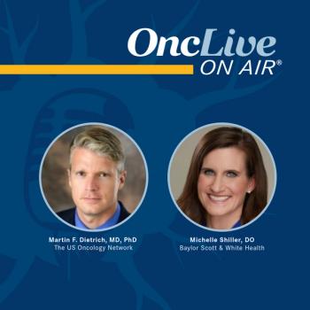 Martin F. Dietrich, MD, PhD, medical oncologist, Cancer Care Centers of Brevard, The US Oncology Network, assistant professor, internal medicine, the University of Central Florida College of Medicine; Michelle Shiller, DO, cancer liaison physician, medical director, Genetics, assistant medical director, Baylor Scott & White Health in Dallas, medical director, Genomics and Molecular Pathology Services, PathGroup