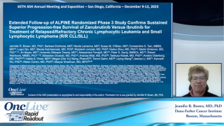 Jennifer R. Brown, MD, PhD, an expert on CLL