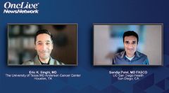 Eric K. Singhi, MD, and Sandip P. Patel, MD, discuss treatment and sequencing considerations in advanced non–small cell lung cancer.
