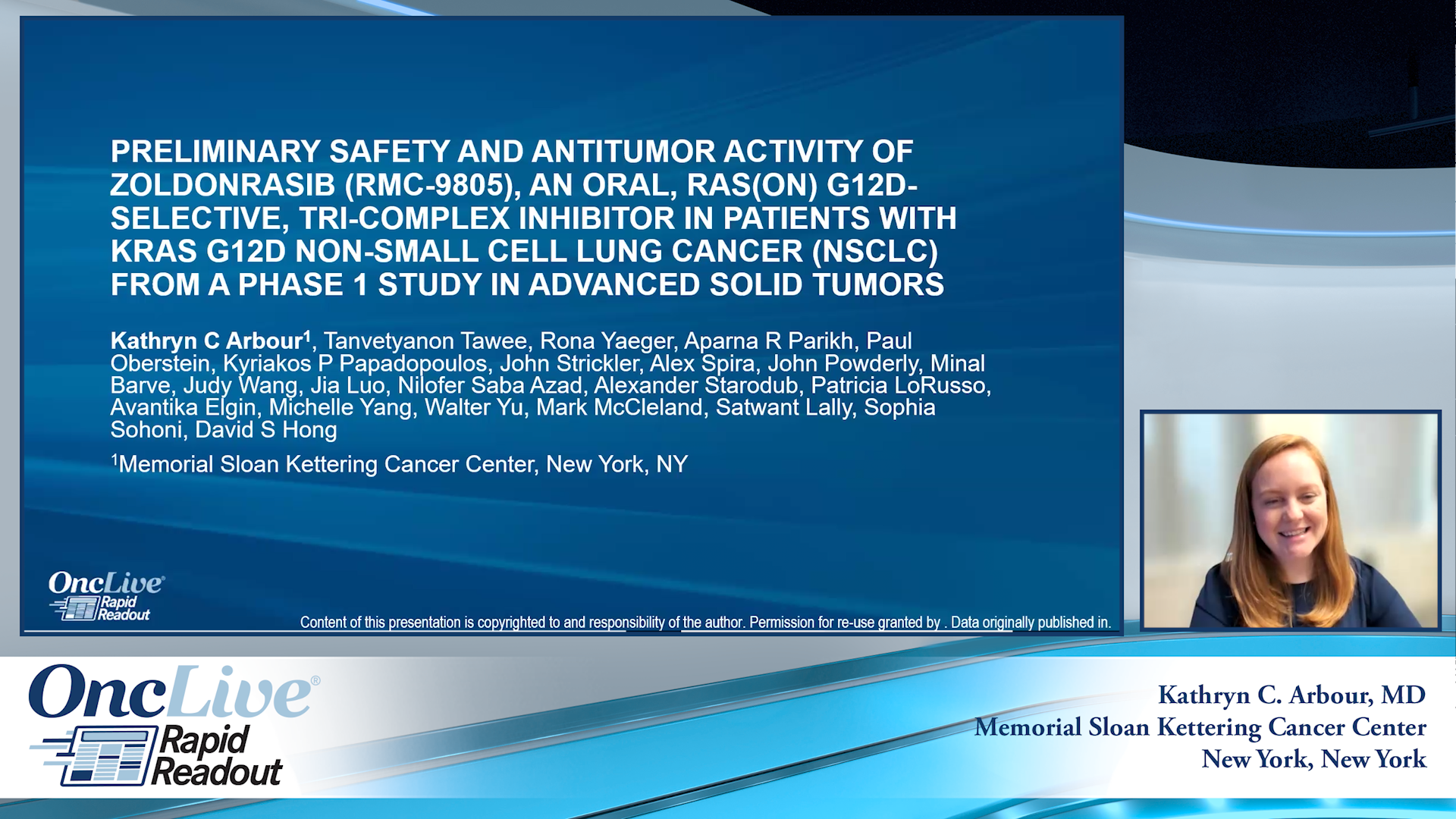 Preliminary Safety and Antitumor Activity of Zoldonrasib (RMC-9805), an ...
