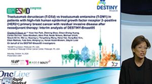 LBA1 - Trastuzumab deruxtecan (T-DXd) vs trastuzumab emtansine (T-DM1) in patients (pts) with high-risk human epidermal growth factor receptor 2–positive (HER2+) primary breast cancer (BC) with residual invasive disease after neoadjuvant therapy (tx): Interim analysis of DESTINY-Breast05
