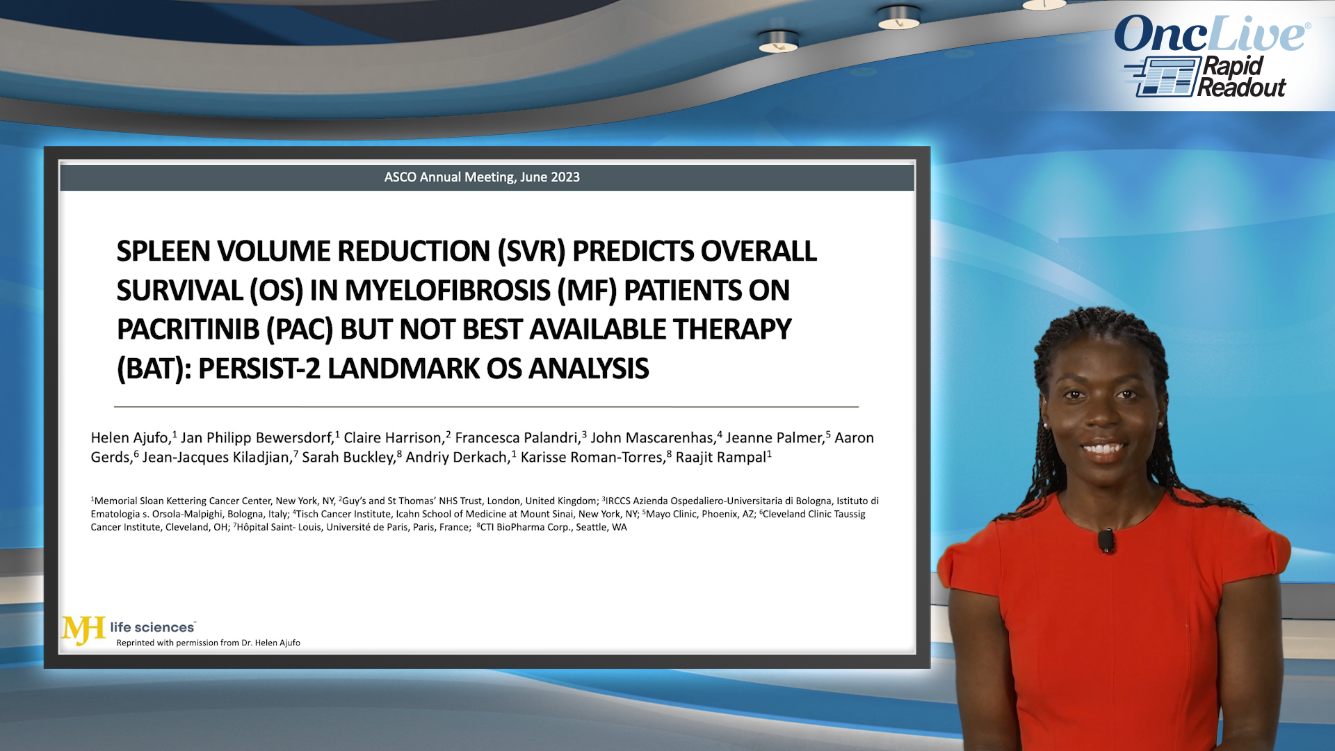 Svr Reduction Spleen Volume Reduction (SVR) Predicts Overall Survival (OS) in ...