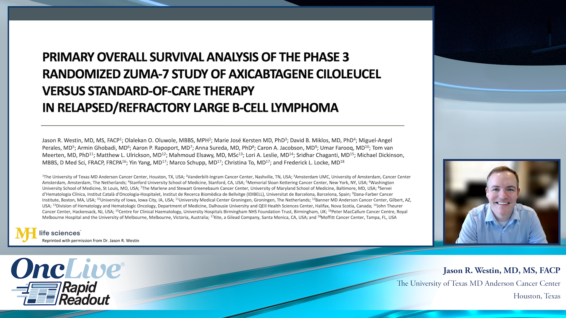 Primary Overall Survival Analysis of the Phase 3 Randomized ZUMA‑7 ...