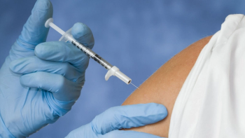 Image of a shoulder receiving a vaccination