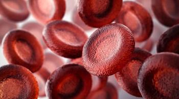 Graphic depicting blood cells