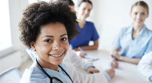 Smiling nurses