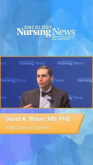 Screenshot of a short video featuring David A. Braun, MD, PhD