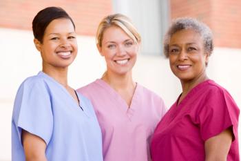 Smiling nurses