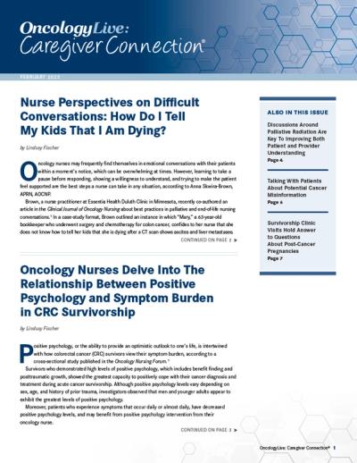 OncologyLive: Caregiver Connection