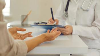 Nurse and patient conversation