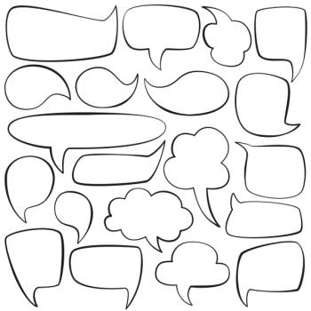 speech bubbles
