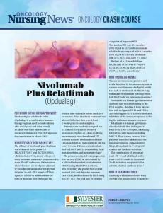 Oncology Drug Crash Course: Nivolumab Plus Relatlimab (Opdualag)