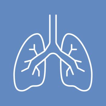 Line illustration of lungs