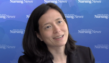 Alison Tray, of Hartford Healthcare, discusses her team's research on a multidisciplinary team approach to manage the cancer drug shortage