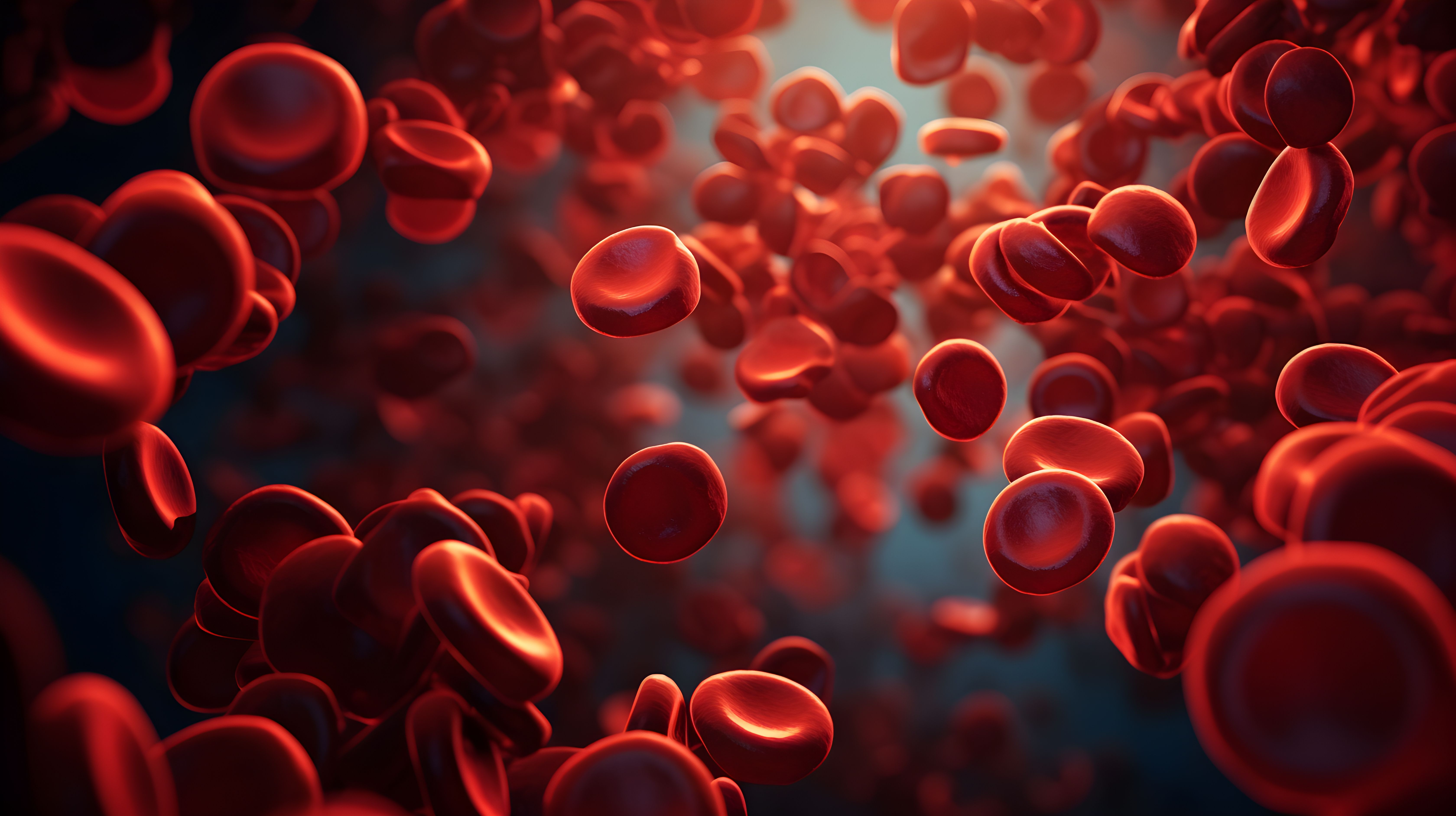 Graphic of blood cells