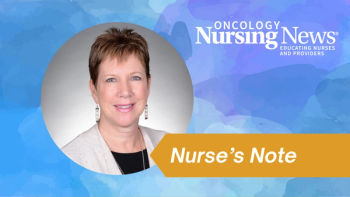 Graphic with Patricia Jakel's headshot that says "Nurse's Note"