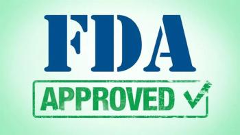 Graphic resembling a seal of approval that says "FDA Approved"