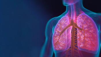 Anatomical rendering of a person's lungs