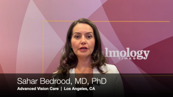 (Image credit: Ophthalmology Times) AAO 2025: Sahar Bedrood, MD, PhD, shares early experience with the Leos endoscopic laser
