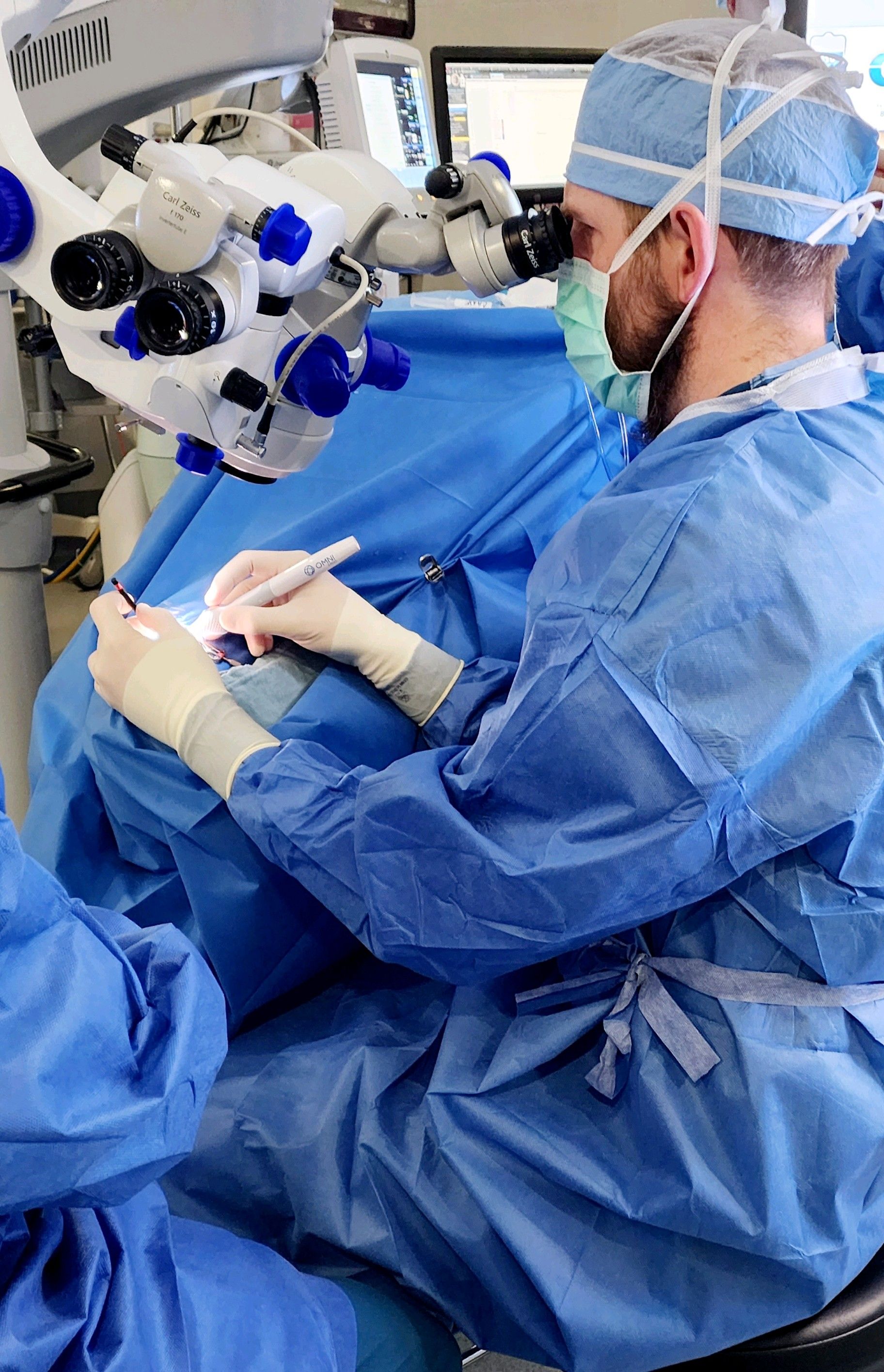 the surgical system can be used before, in combination with, or following cataract surgery. (Image courtesy of Joshua Olson, MD, comprehensive ophthalmologist, University of Minnesota)