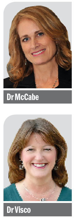 Cathleen McCabe, MD, and Denise Visco, MD, MB