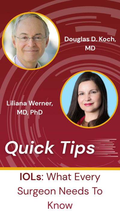 What Surgeons Need to Know: Light-Adjustable Lens