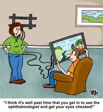 Husband's poor vision
