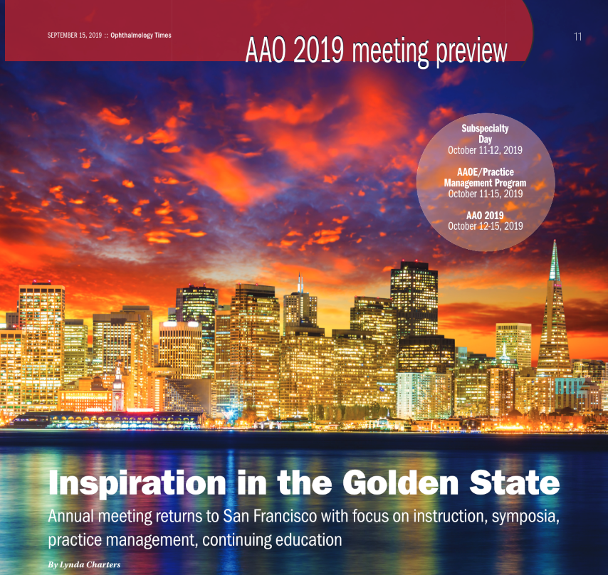 What to expect at this year's AAO meeting
