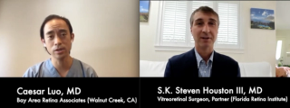 Caesar Luo, MD, and S.K. Steven Houston III, MD, talk retina innovation