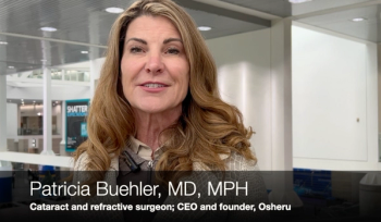 Patricia Buehler, MD, MPH, founder and CEO of Osheru, talks about the Ziplyft device for noninvasive blepharoplasty at the 2025 American Society of Cataract and Refractive Surgeons (ASCRS) annual meeting